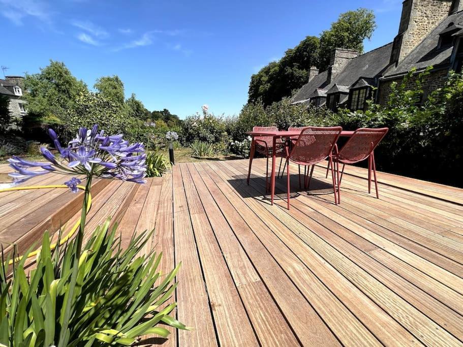 Superbe Appartement Avec Jardin Dinan Centre - Jerzual Εξωτερικό φωτογραφία